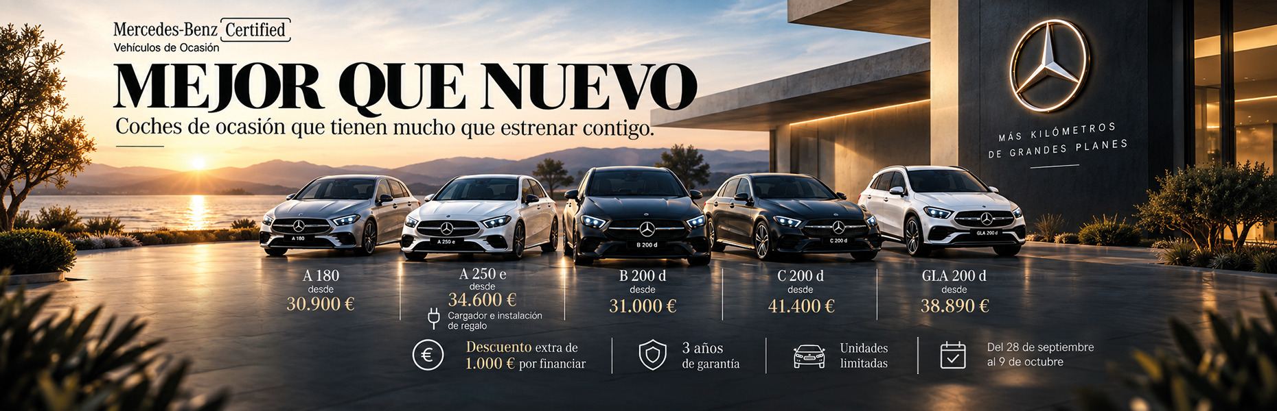Coches Mercedes de ocasion en cadiz, ofertas Cadimar